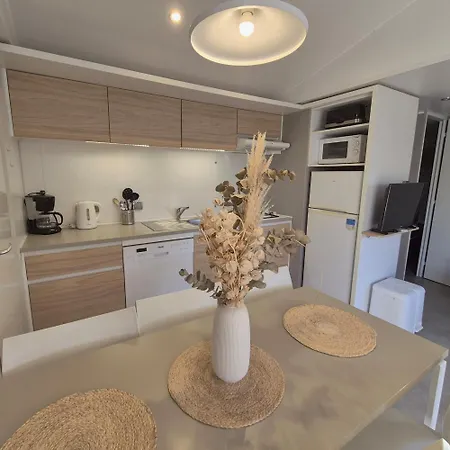L'oasis Mobil 6 Pers A 100m De La Parc Aquatique 5 Etoiles Les Dunes Torreilles