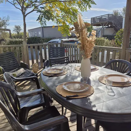 L'oasis Mobil 6 Pers A 100m De La Parc Aquatique 5 Etoiles Les Dunes Camping