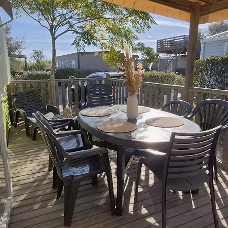 Kemp L'oasis Mobil 6 Pers A 100m De La Parc Aquatique 5 Etoiles Les Dunes *
