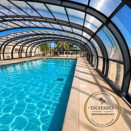 L'oasis Mobil 6 Pers A 100m De La Parc Aquatique 5 Etoiles Les Dunes Campingplads Torreilles