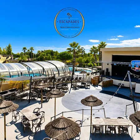 Kemping L'oasis Mobil 6 Pers A 100m De La Parc Aquatique 5 Etoiles Les Dunes Torreilles